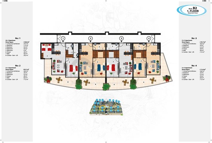 Luxury complex with a panoramic view
