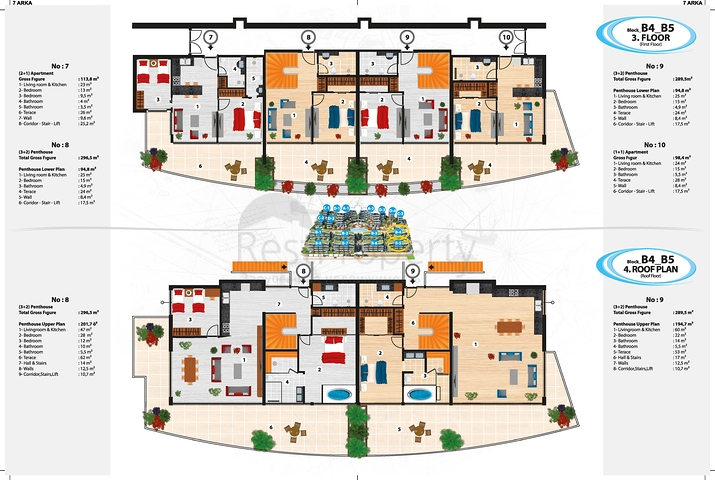 Luxury complex with a panoramic view