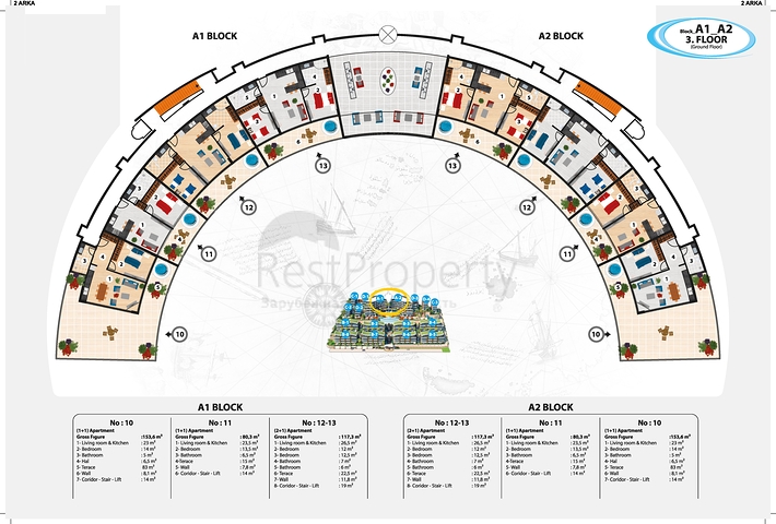 Luxury complex with a panoramic view