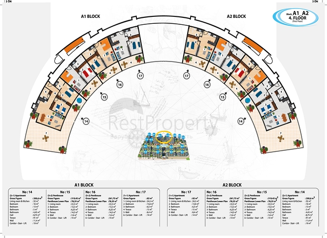 Luxury complex with a panoramic view