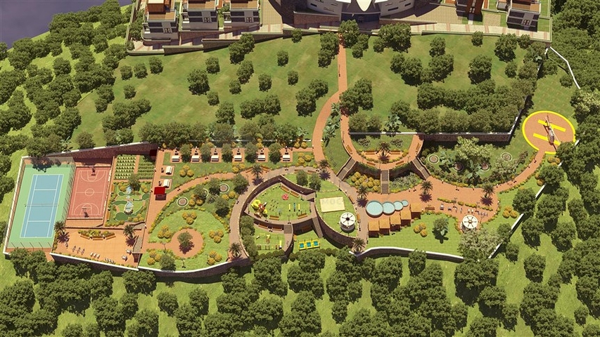 Luxury complex with a panoramic view