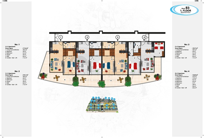 Luxury complex with a panoramic view