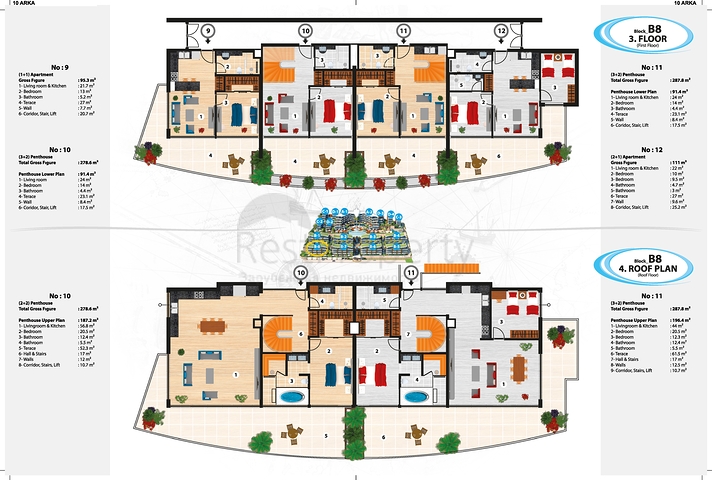 Luxury complex with a panoramic view