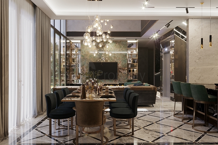 Elegant Design -New Launch - 5 bedroom Villa -In Kargicak /Alanya 