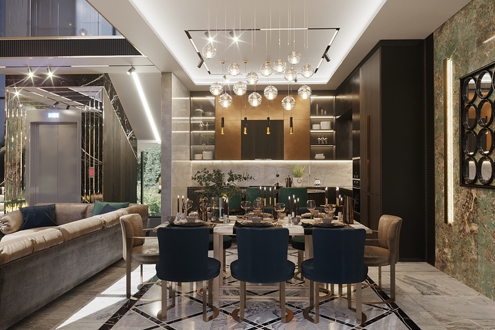 Elegant Design -New Launch - 5 bedroom Villa -In Kargicak /Alanya 