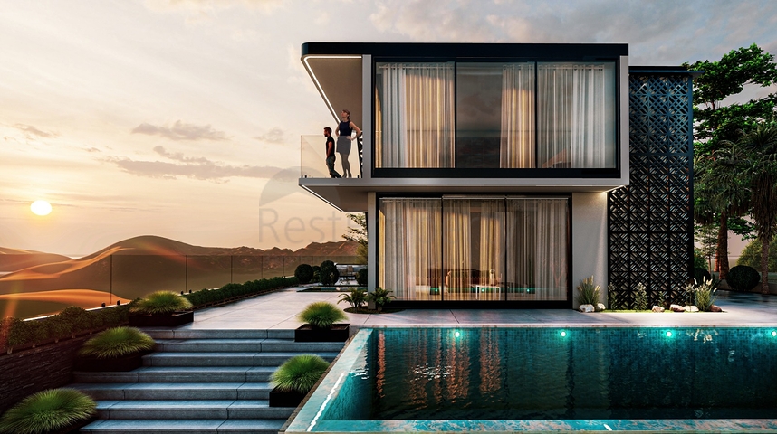 Elegant Design -New Launch - 5 bedroom Villa -In Kargicak /Alanya 