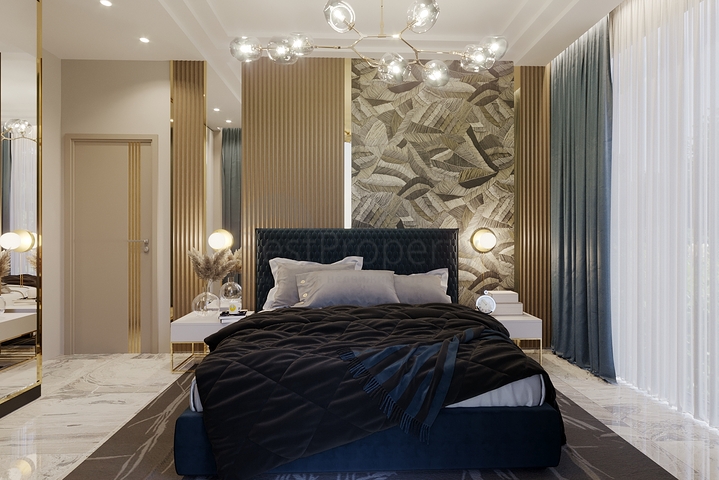 Elegant Design -New Launch - 5 bedroom Villa -In Kargicak /Alanya 