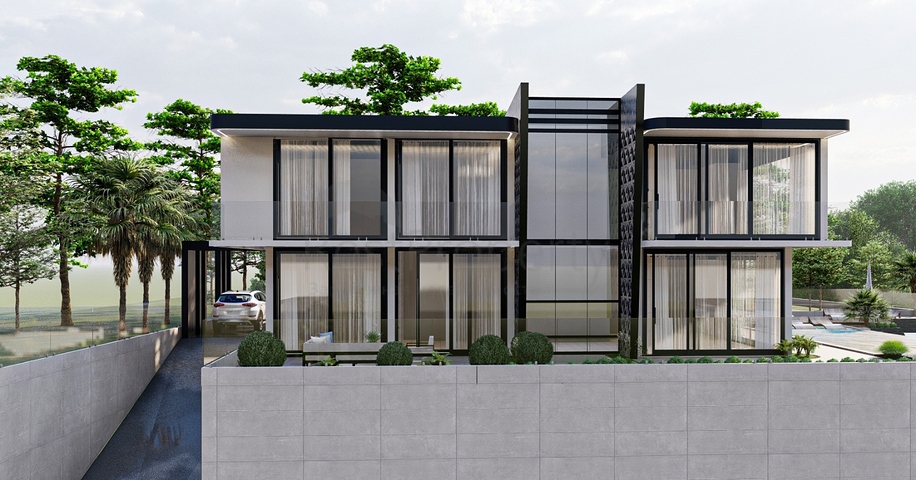 Elegant Design -New Launch - 5 bedroom Villa -In Kargicak /Alanya 