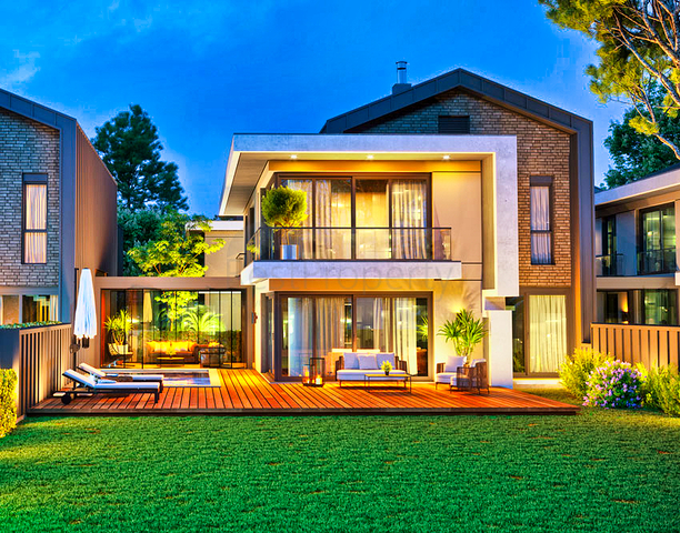 Investment project of 5 + 1 villas in the Doshemealti area of Antalya