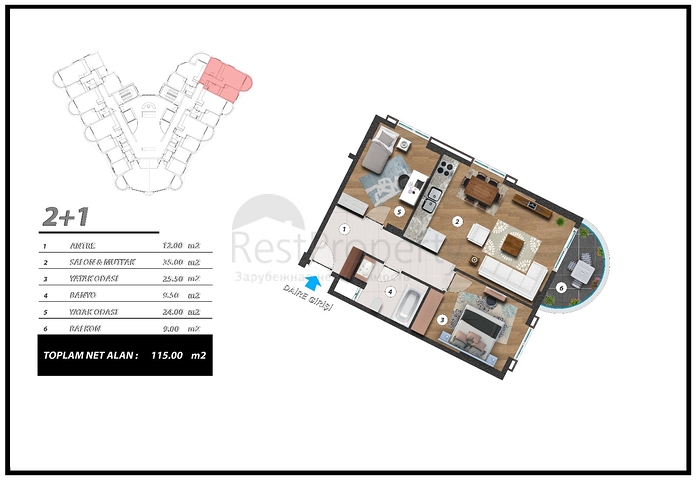 Compelling Investment  -New Modern Complex -in Mahmutlar / Alanya 
