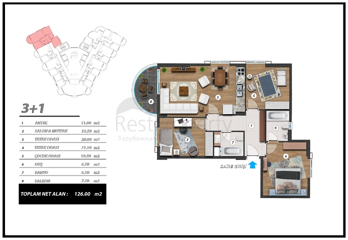 Compelling Investment  -New Modern Complex -in Mahmutlar / Alanya 