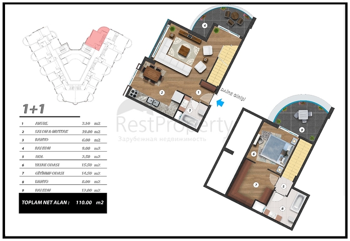 Compelling Investment  -New Modern Complex -in Mahmutlar / Alanya 