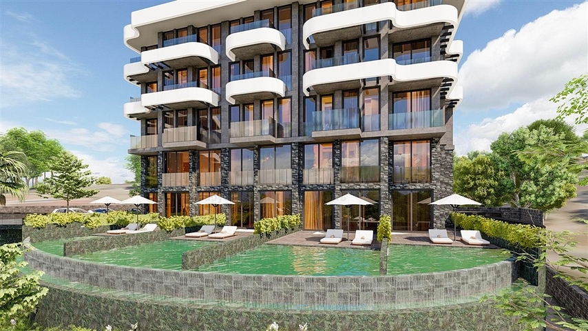 Peaceful Location - Payment plan - New Project in Kargicak / Alanya  