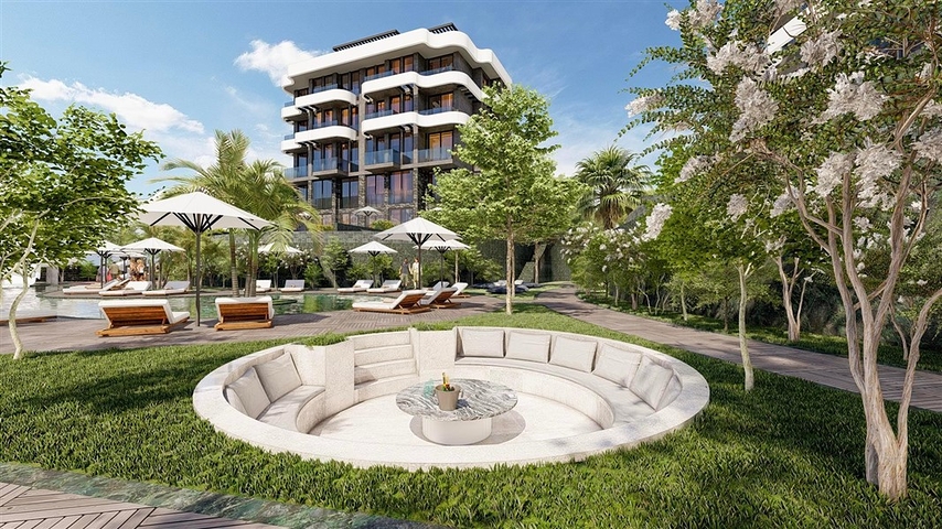 Peaceful Location - Payment plan - New Project in Kargicak / Alanya  