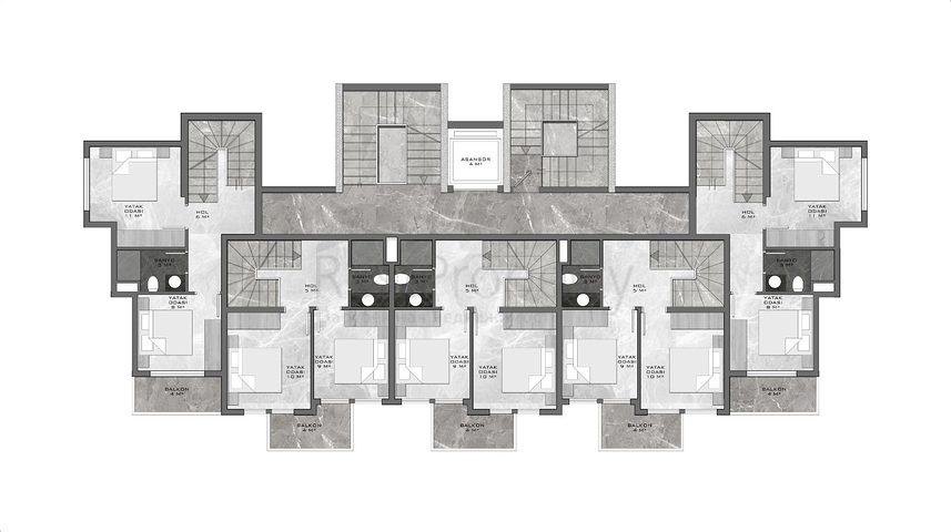 Peaceful Location - Payment plan - New Project in Kargicak / Alanya  
