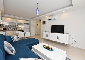 Furnished 1+1 apartment in Avsallar district