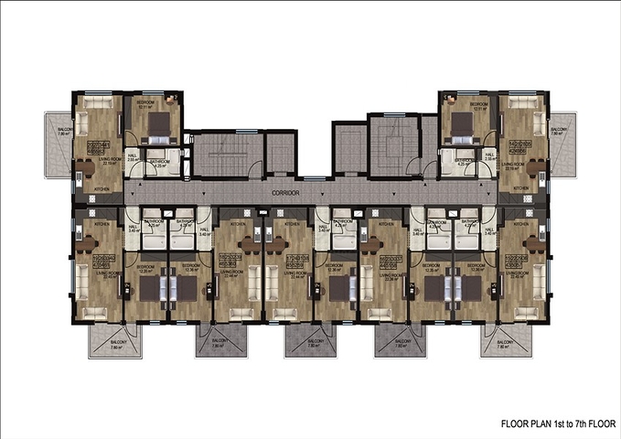 Payment Plan - Under Construction Project - in Demirtas / Alanya 