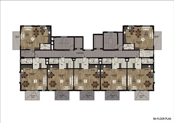Payment Plan - Under Construction Project - in Demirtas / Alanya 
