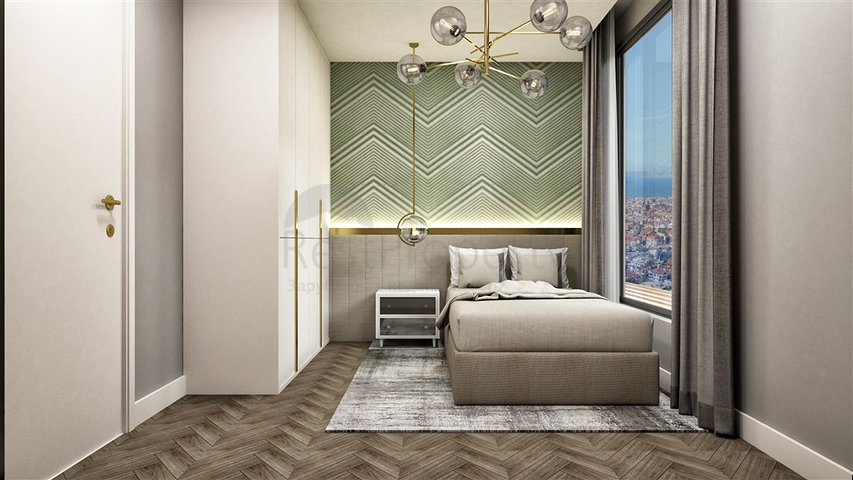 Sea and Castle View -Luxury Complex -in Alanya Center 