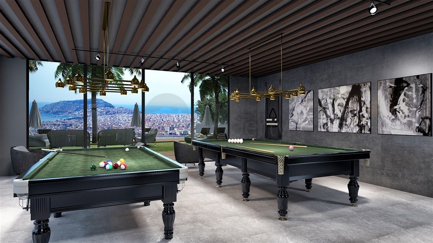 Sea and Castle View -Luxury Complex -in Alanya Center 