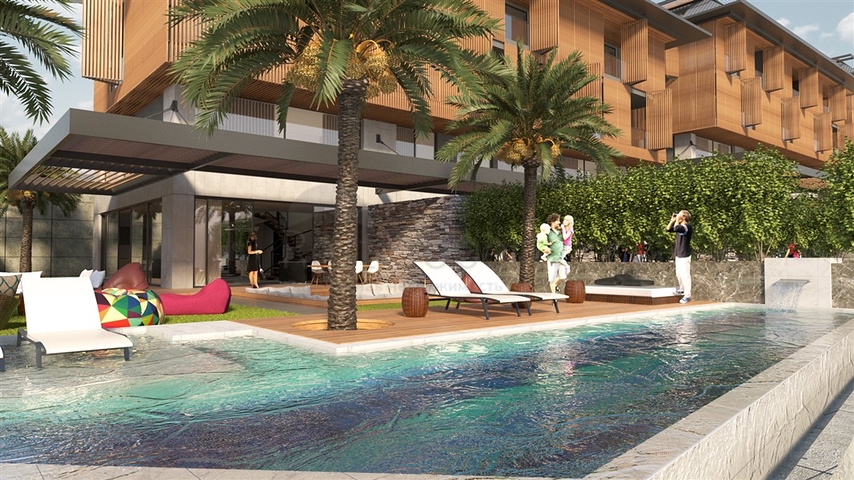 Sea and Castle View -Luxury Complex -in Alanya Center 