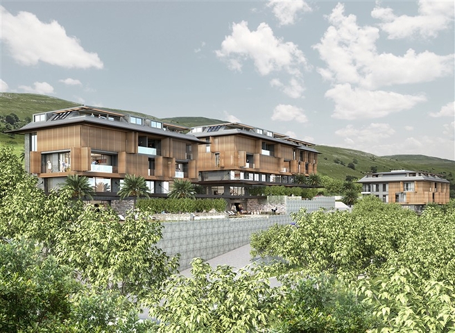 Sea and Castle View -Luxury Complex -in Alanya Center 