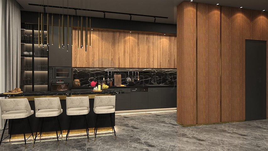 Sea and Castle View -Luxury Complex -in Alanya Center 