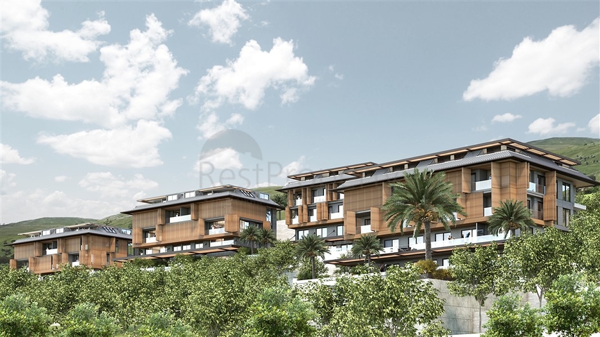 Sea and Castle View -Luxury Complex -in Alanya Center 