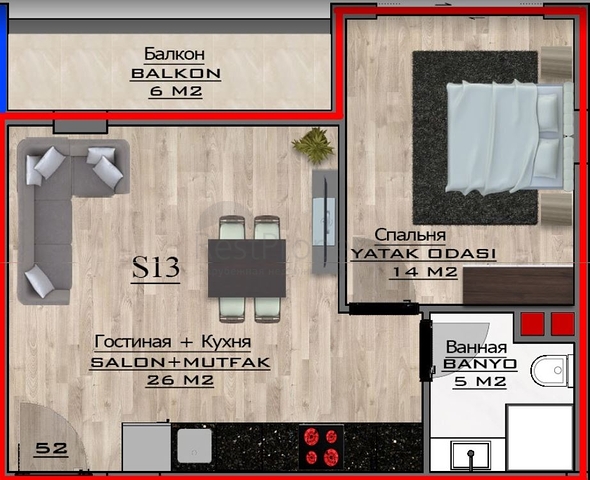 Luxury Complex -Installment Payment -new Project in Mahmutlar / Alanya 