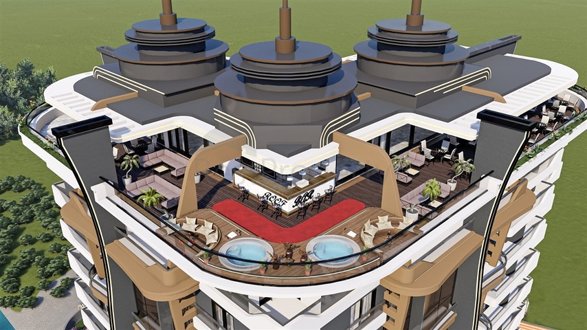 Luxury Complex -Installment Payment -new Project in Mahmutlar / Alanya 