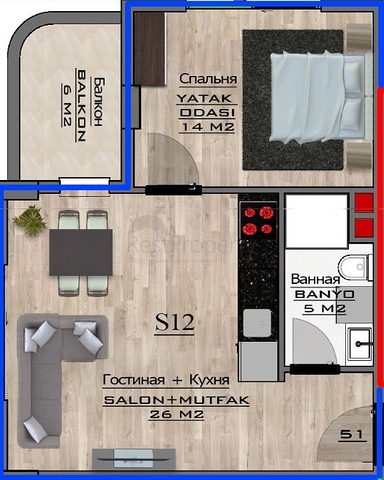 Luxury Complex -Installment Payment -new Project in Mahmutlar / Alanya 