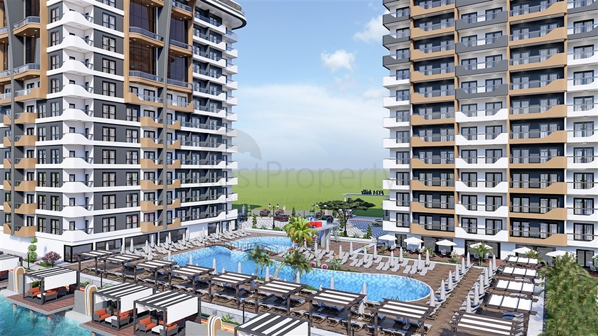 Luxury Complex -Installment Payment -new Project in Mahmutlar / Alanya 