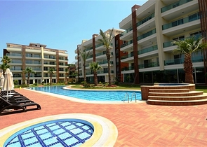well Managed complex -3 bedroom Duplex -in Oba / Alanya 