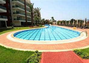 well Managed complex -3 bedroom Duplex -in Oba / Alanya 