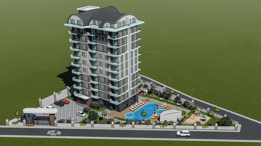 Installment payments -Apartments and Penthouse for sale -in Mahmutlar / Alanya 
