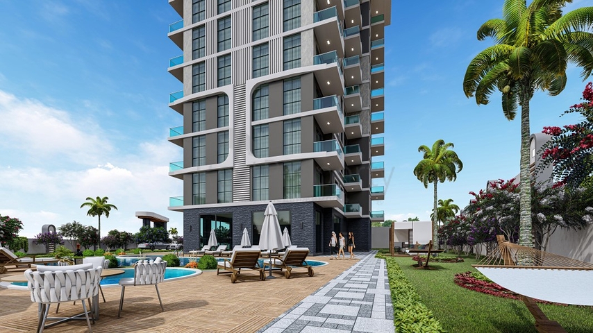 Installment payments -Apartments and Penthouse for sale -in Mahmutlar / Alanya 