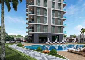Installment payments -Apartments and Penthouse for sale -in Mahmutlar / Alanya 