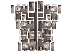 Installment payments -Apartments and Penthouse for sale -in Mahmutlar / Alanya 