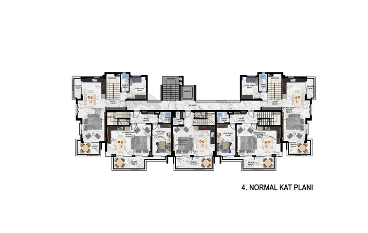 Installment plan - close to sea -new project -in Kestel / Alanya 