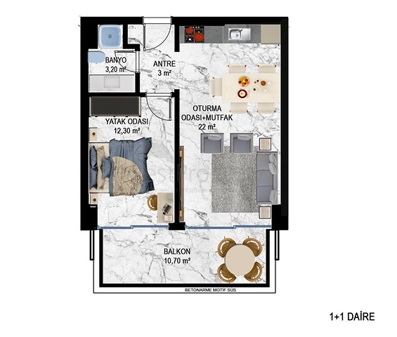 Installment plan - close to sea -new project -in Kestel / Alanya 