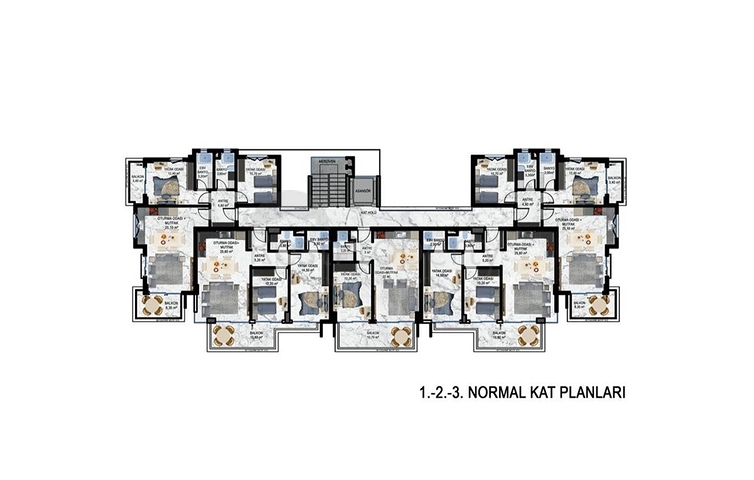Installment plan - close to sea -new project -in Kestel / Alanya 