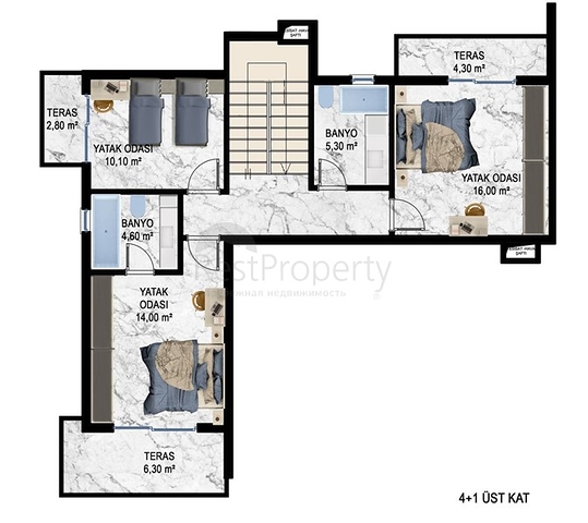Installment plan - close to sea -new project -in Kestel / Alanya 