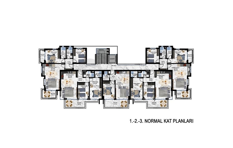 Installment plan - close to sea -new project -in Kestel / Alanya 