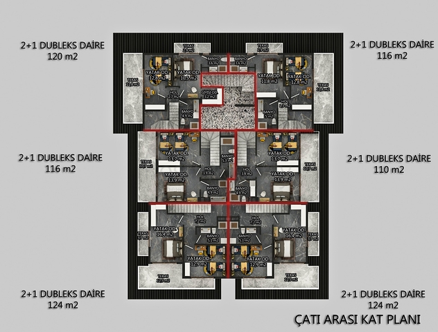Installment payment - new project in Kargicak / Alanya 