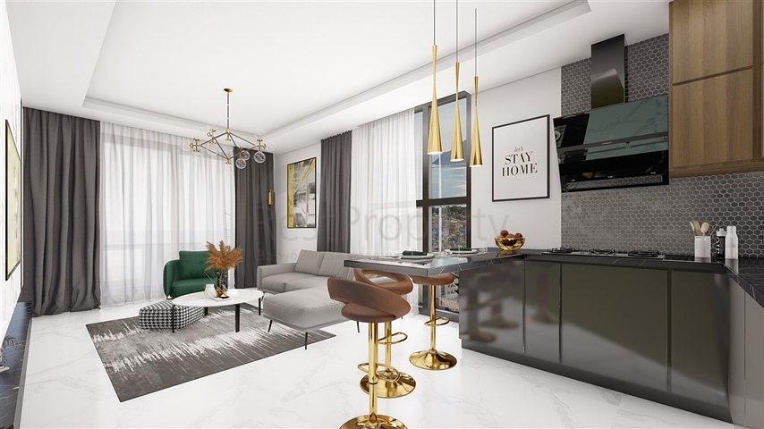 Properties with installments - New project -close to beach -Kargucak / Alanya 