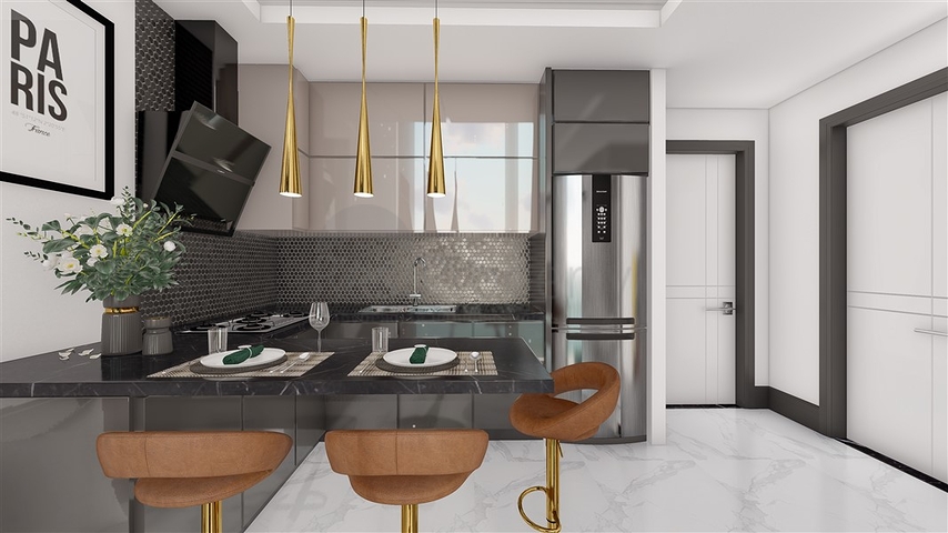 Properties with installments - New project -close to beach -Kargucak / Alanya 