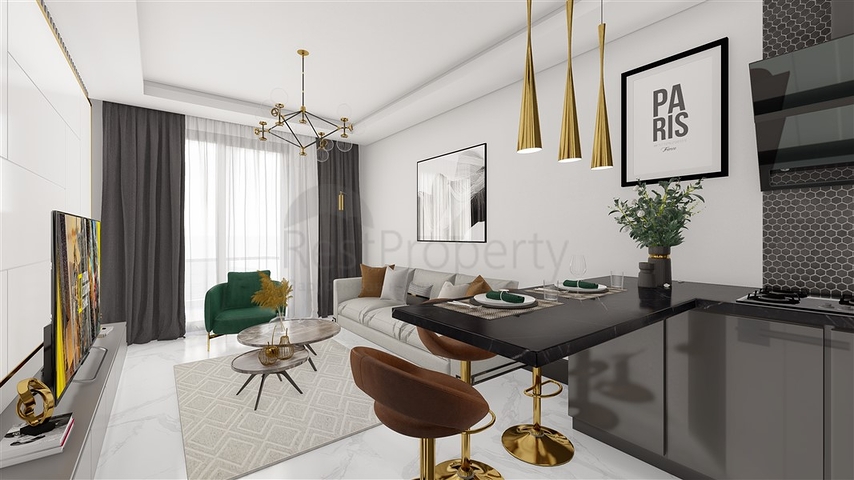 Properties with installments - New project -close to beach -Kargucak / Alanya 