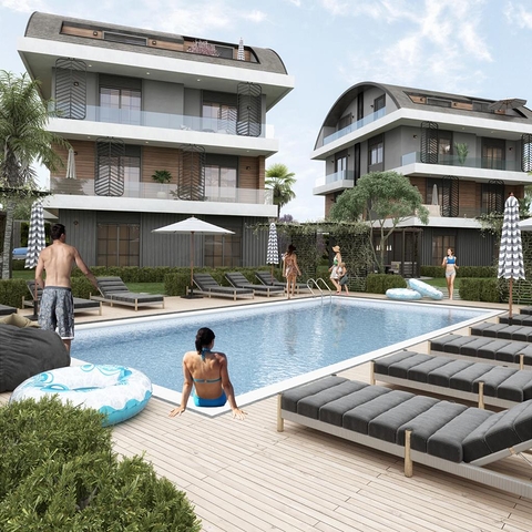 New investment project in the center of Alanya