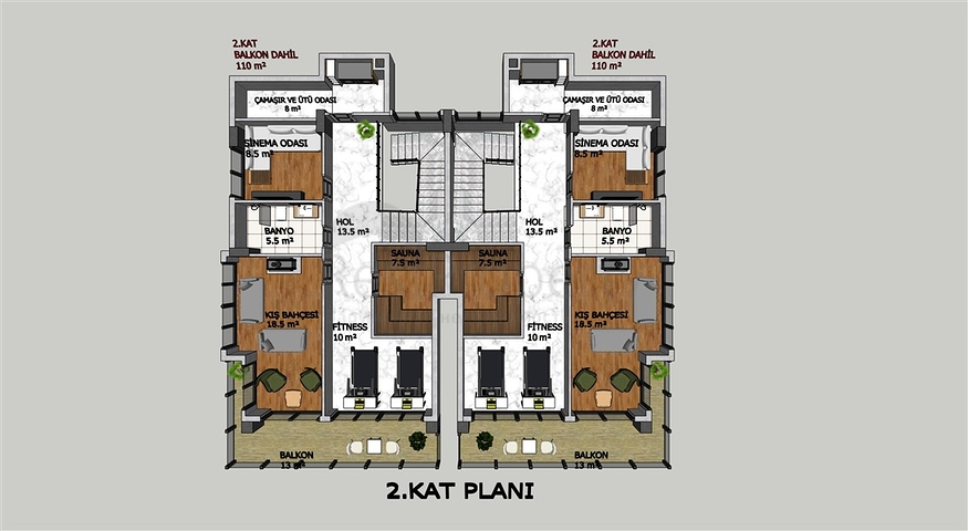 New investment project in the center of Alanya