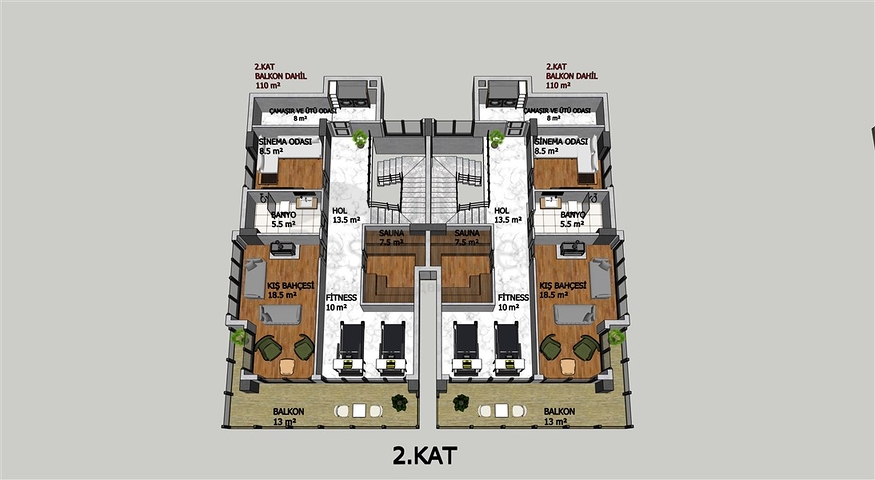 New investment project in the center of Alanya